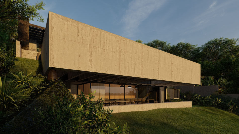 SUM y Pileta en La Barranca, SSA Schulz + Schulz Arquitectos, 2